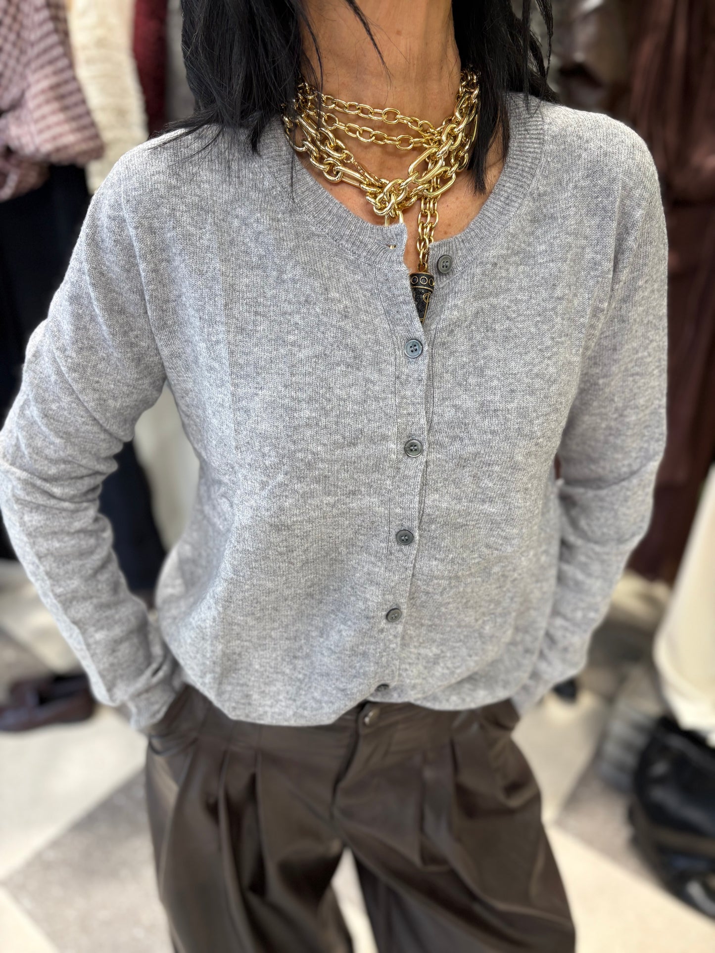 Golfino grigio chiaro