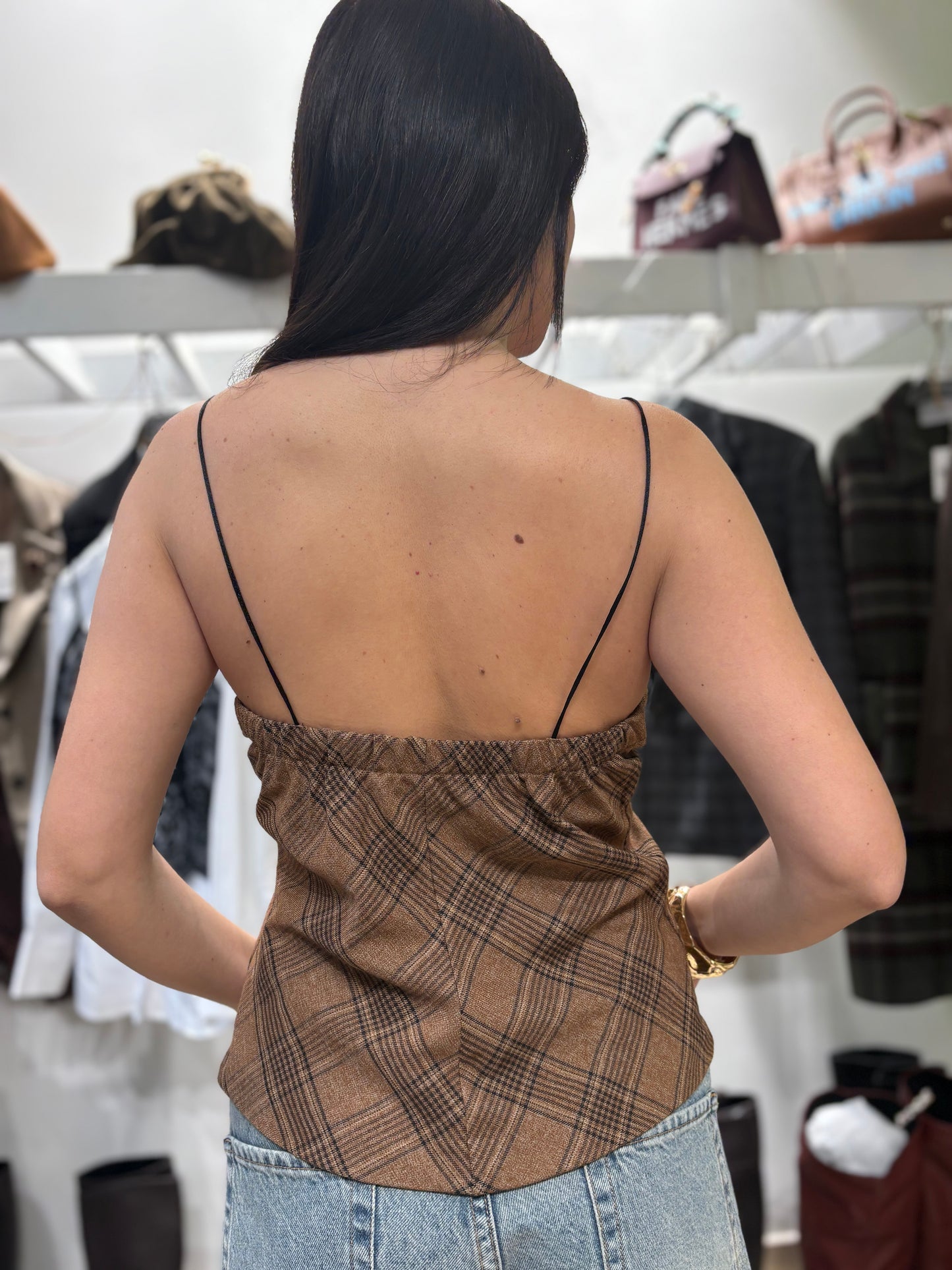 Motel top con dettaglio pizzo