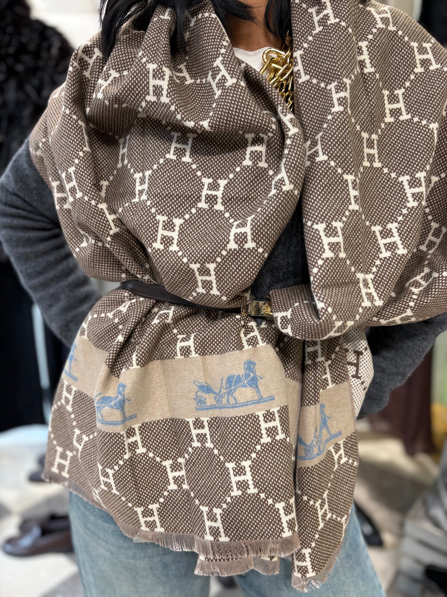 Stola small H sabbia