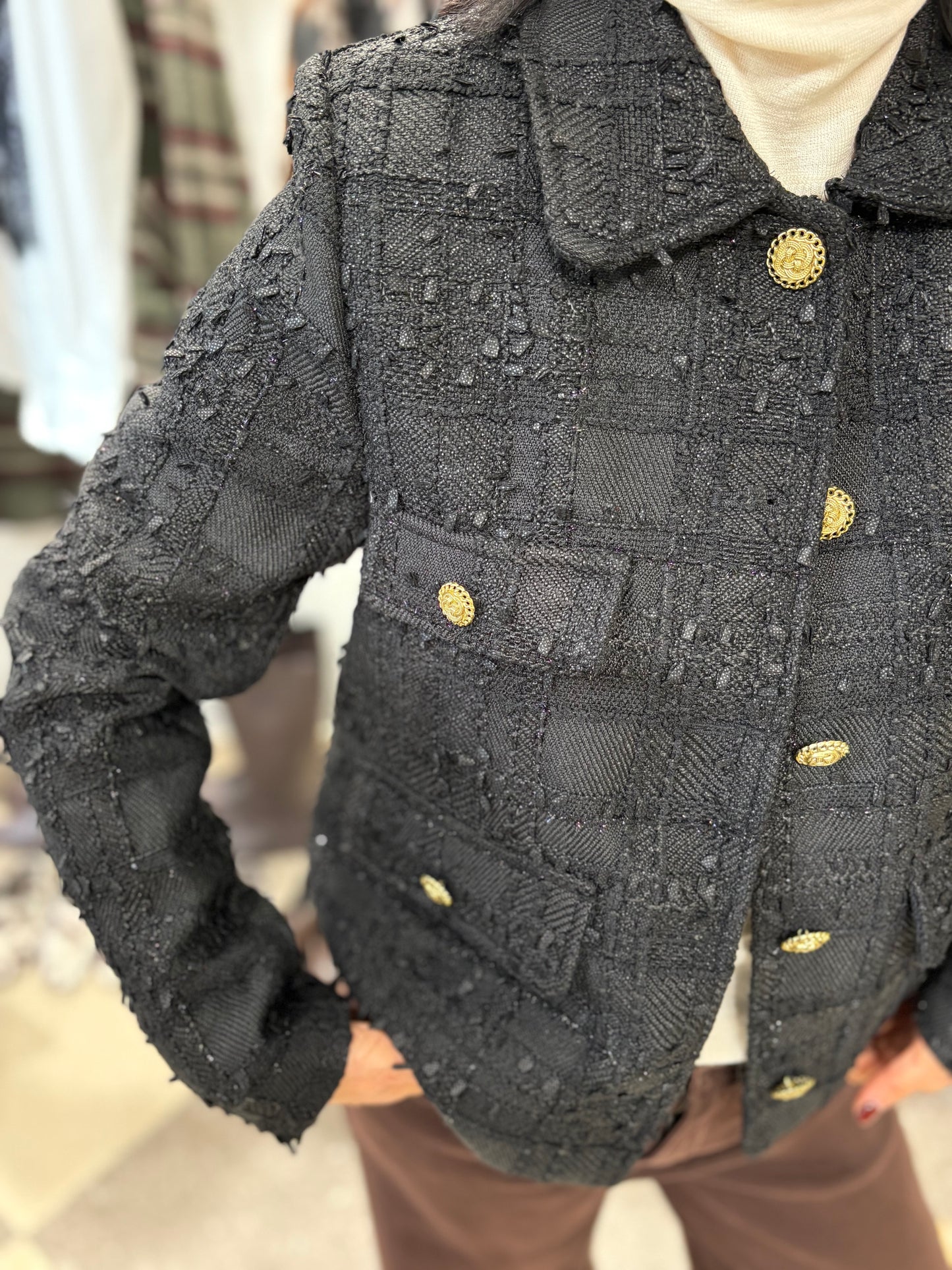 Giacca bottoni gioiello