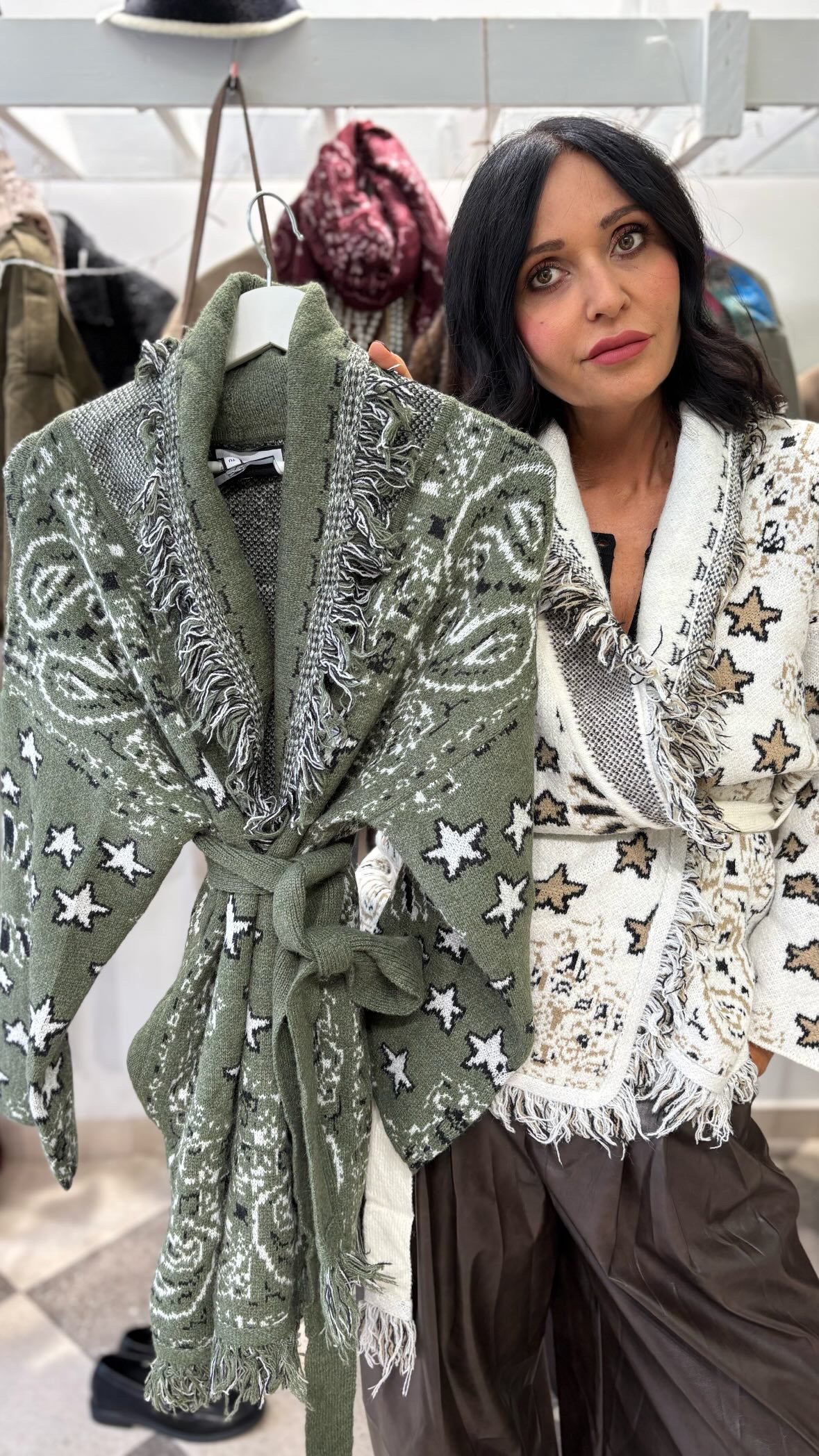 Cardigan astral boho