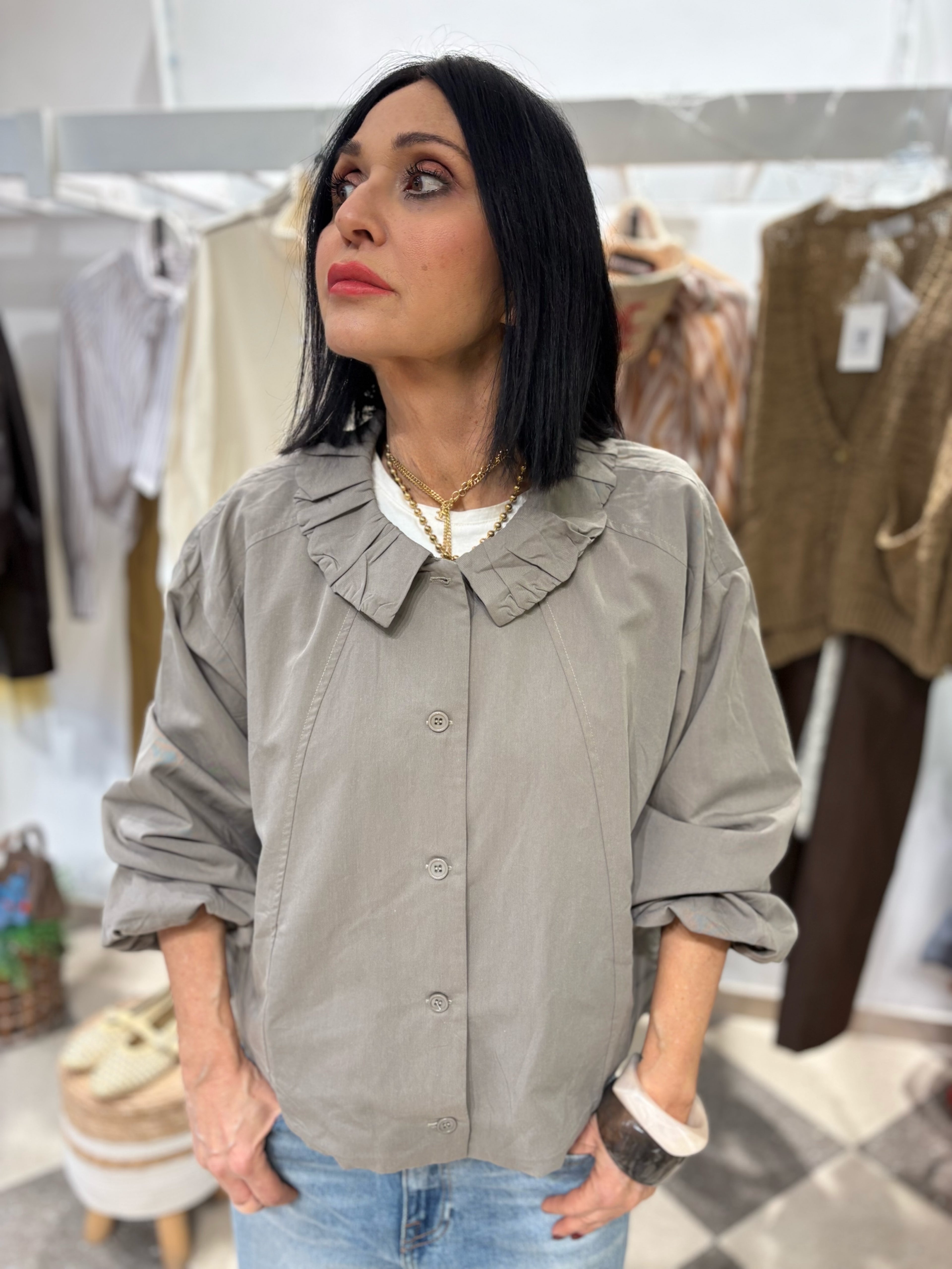 Giacca leggera romantica