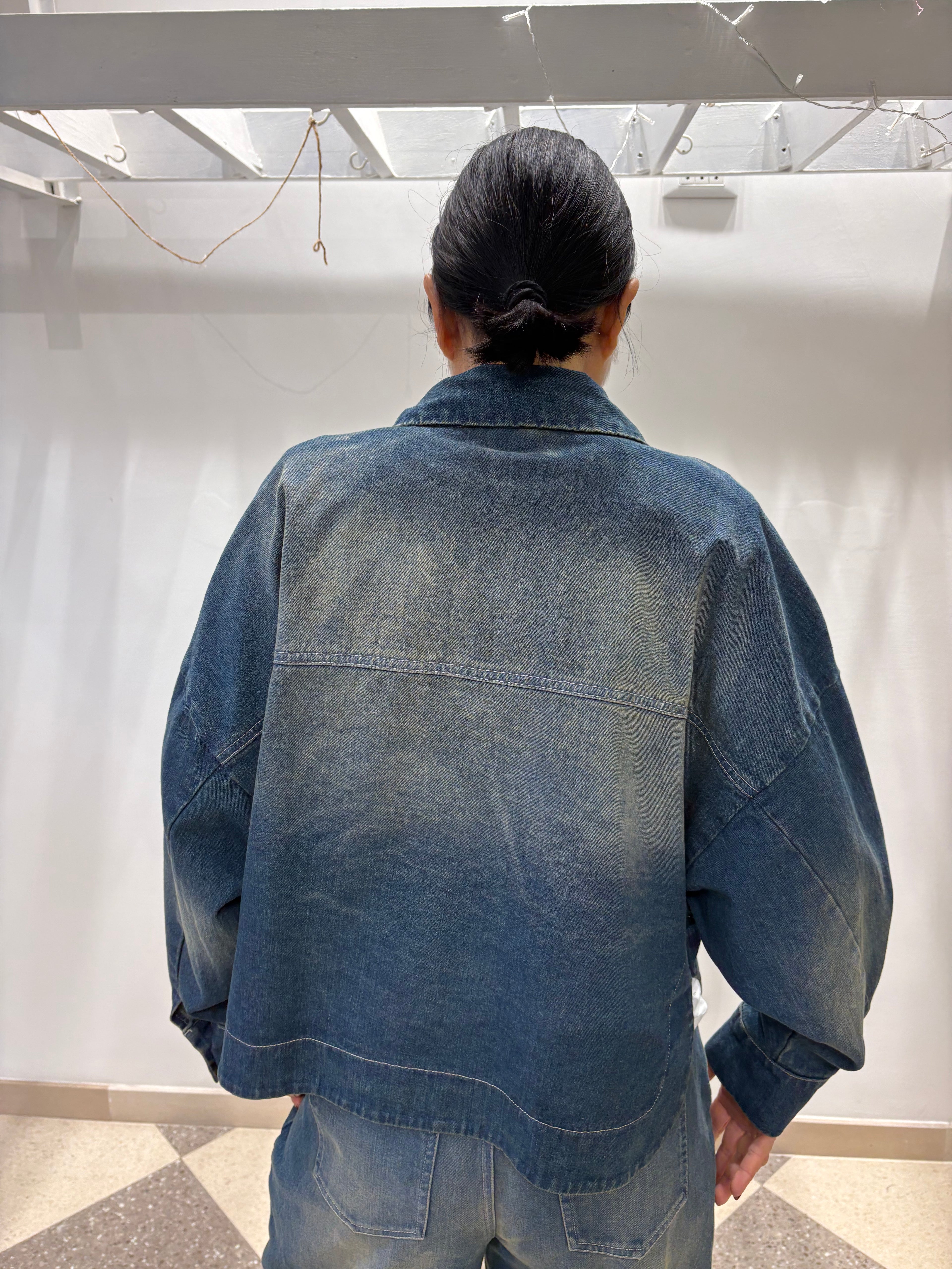 Motel blouson in denim