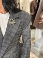 Motel giacca sartoriale a quadri