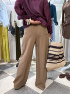 Pantalone palazzo con coulisse