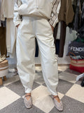 Motel | pantalone barrel panna