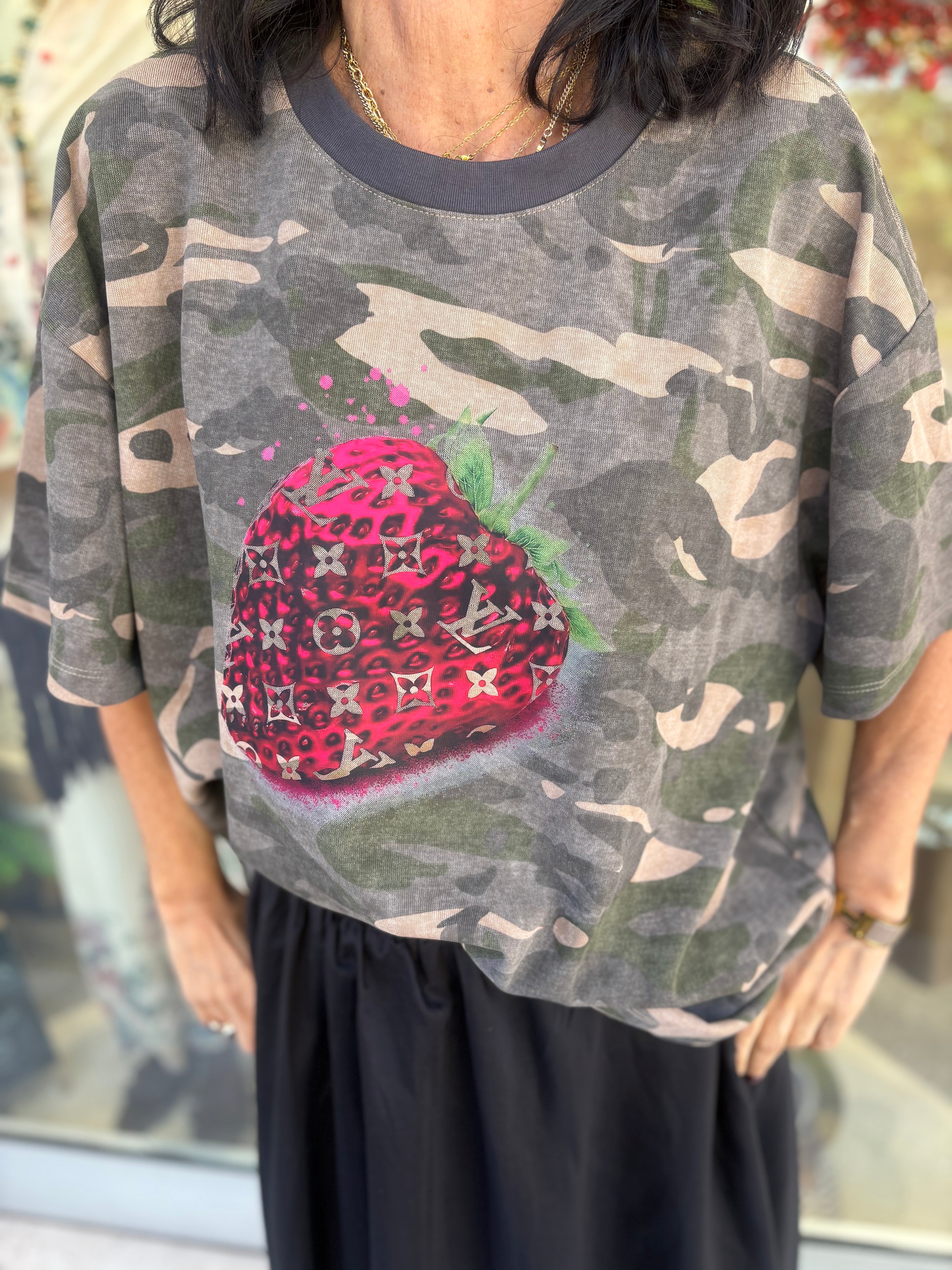 T-shirt custom - strawberry
