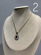 Collana con charm smaltato