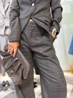 Pantalone sartoriale check