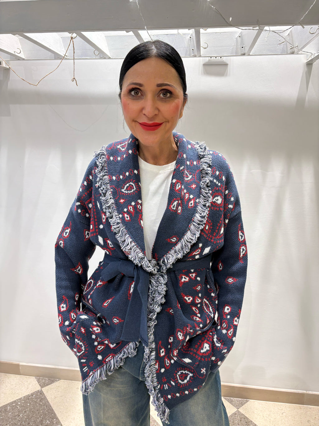 Motel cardigan stampa Paisley