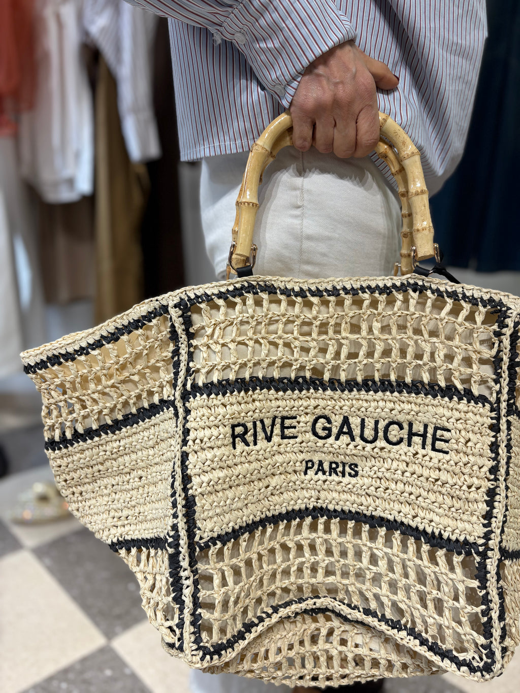 Borsa Rive Gauche light maxi