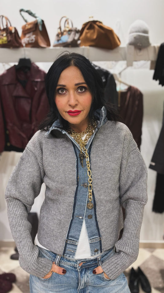 Cardigan in misto viscosa