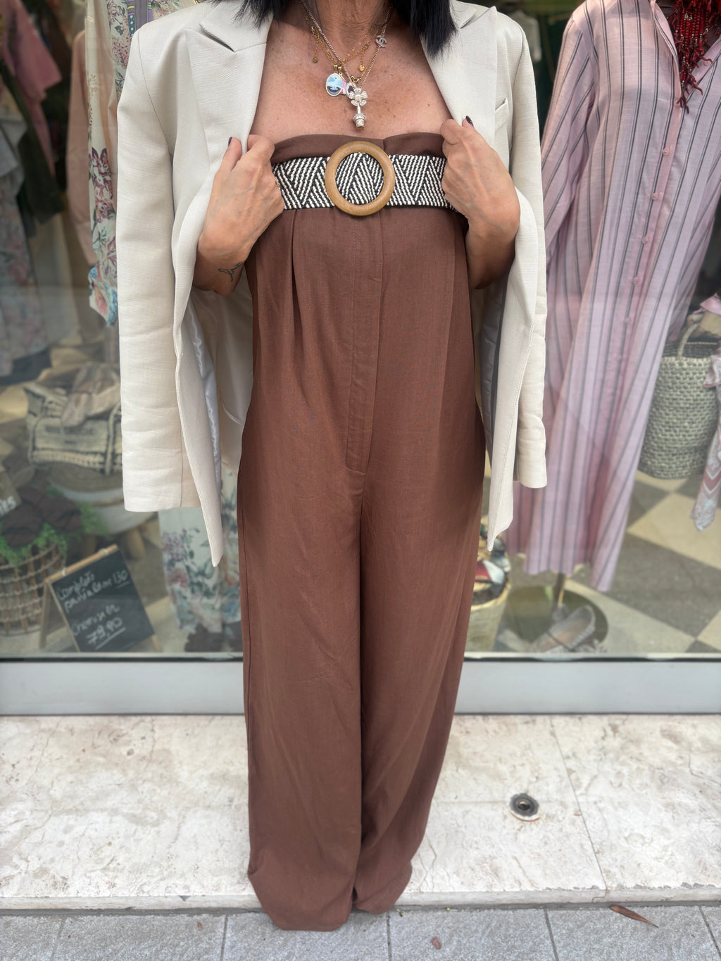 Maxi Jumpsuit cacao