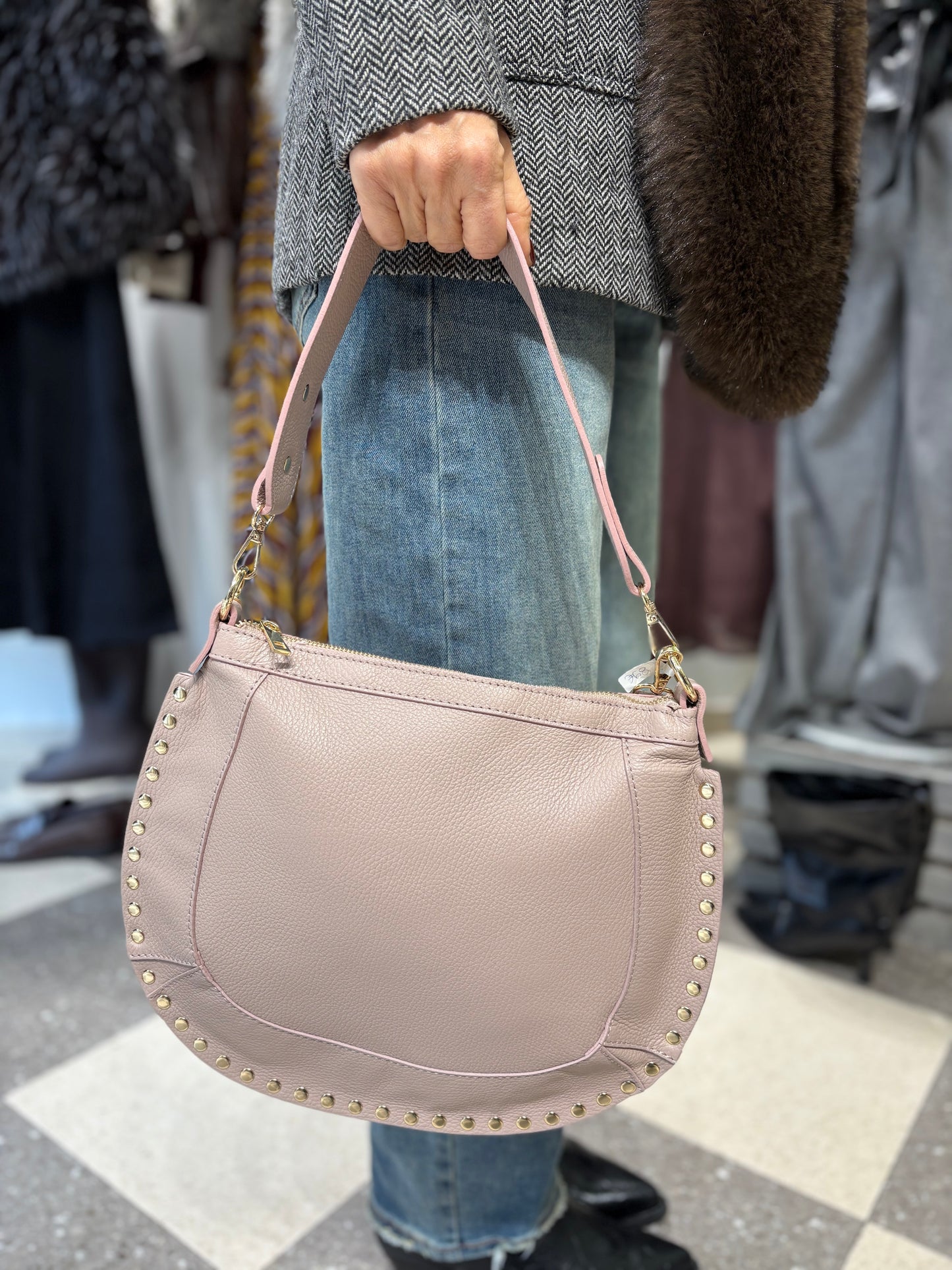 Borsa Isabella studded