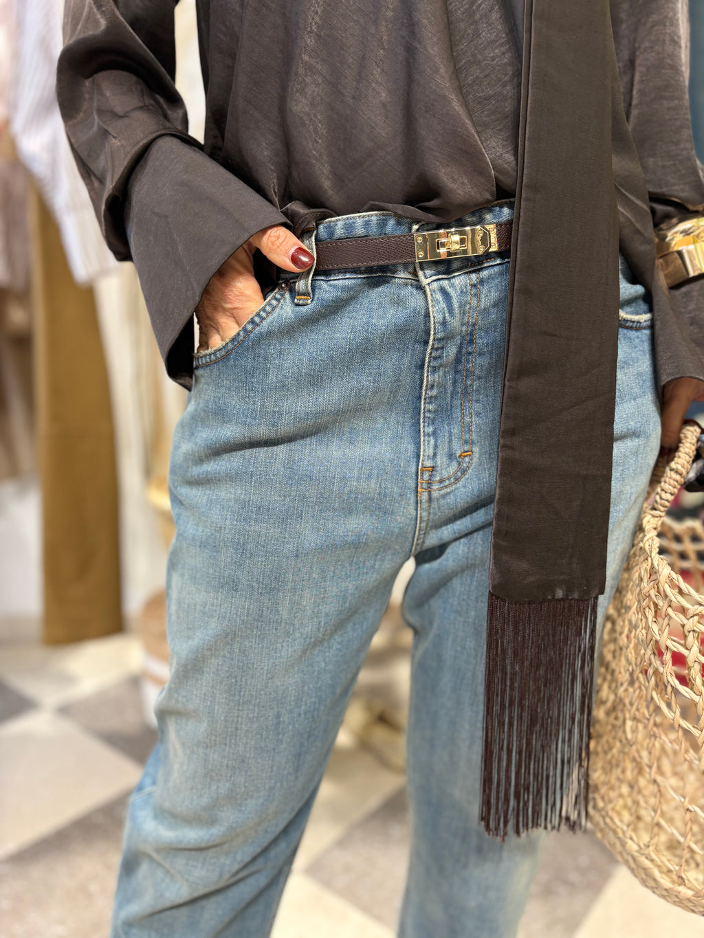 Motel | denim boyfriend medium wash