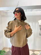 Bomber biker taupe