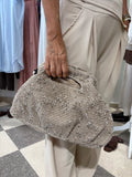Pochette rete intrecciata