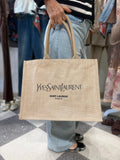 Tote bag custom in juta - sabbia