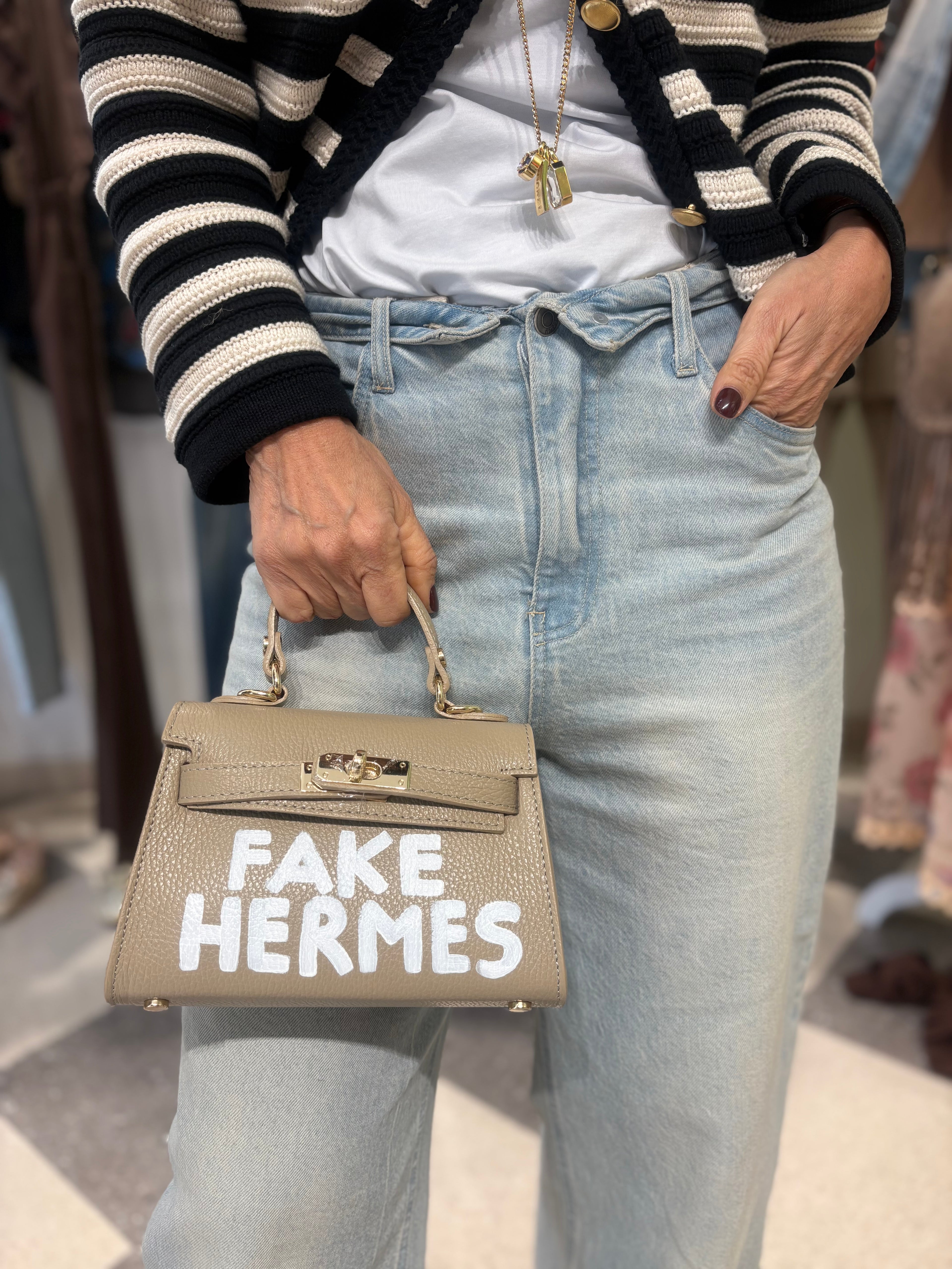 Modello mini Kelly “Fake Hermes”