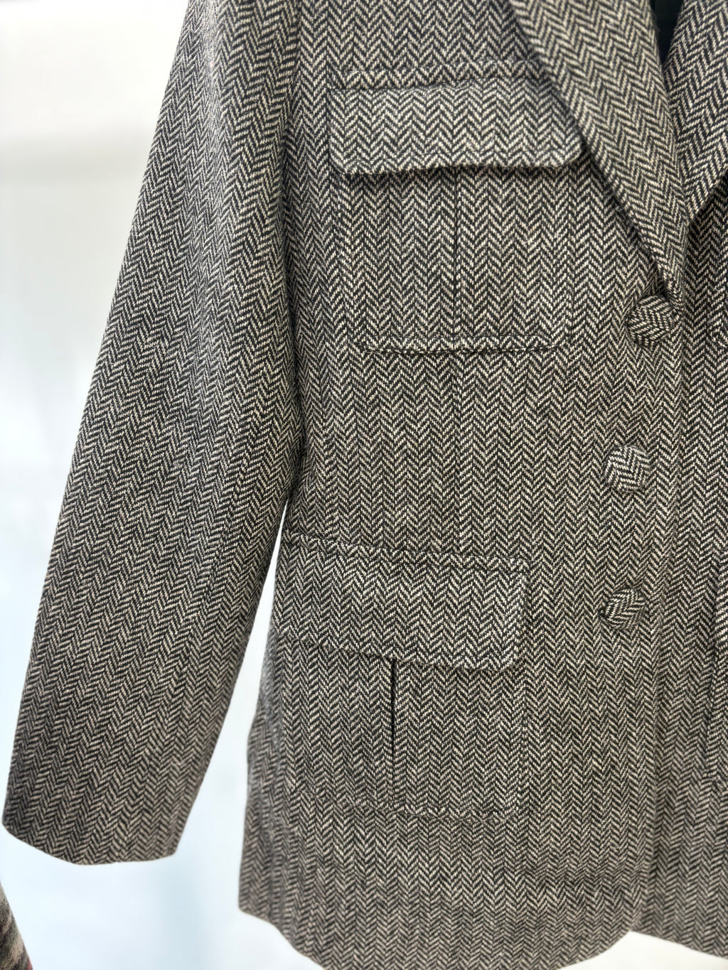 Giacca strutturata spigata