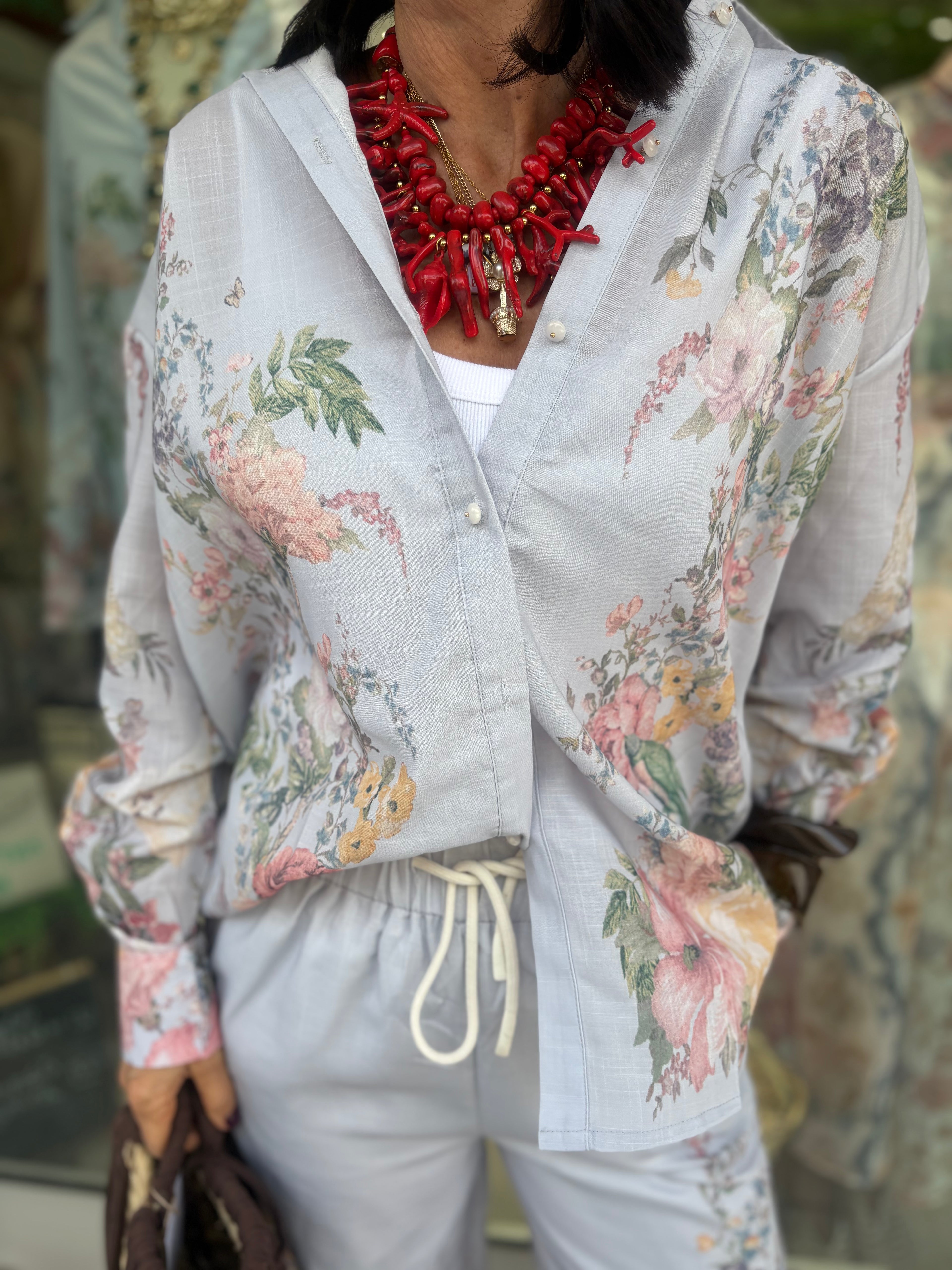 Coordinato blossom light blue