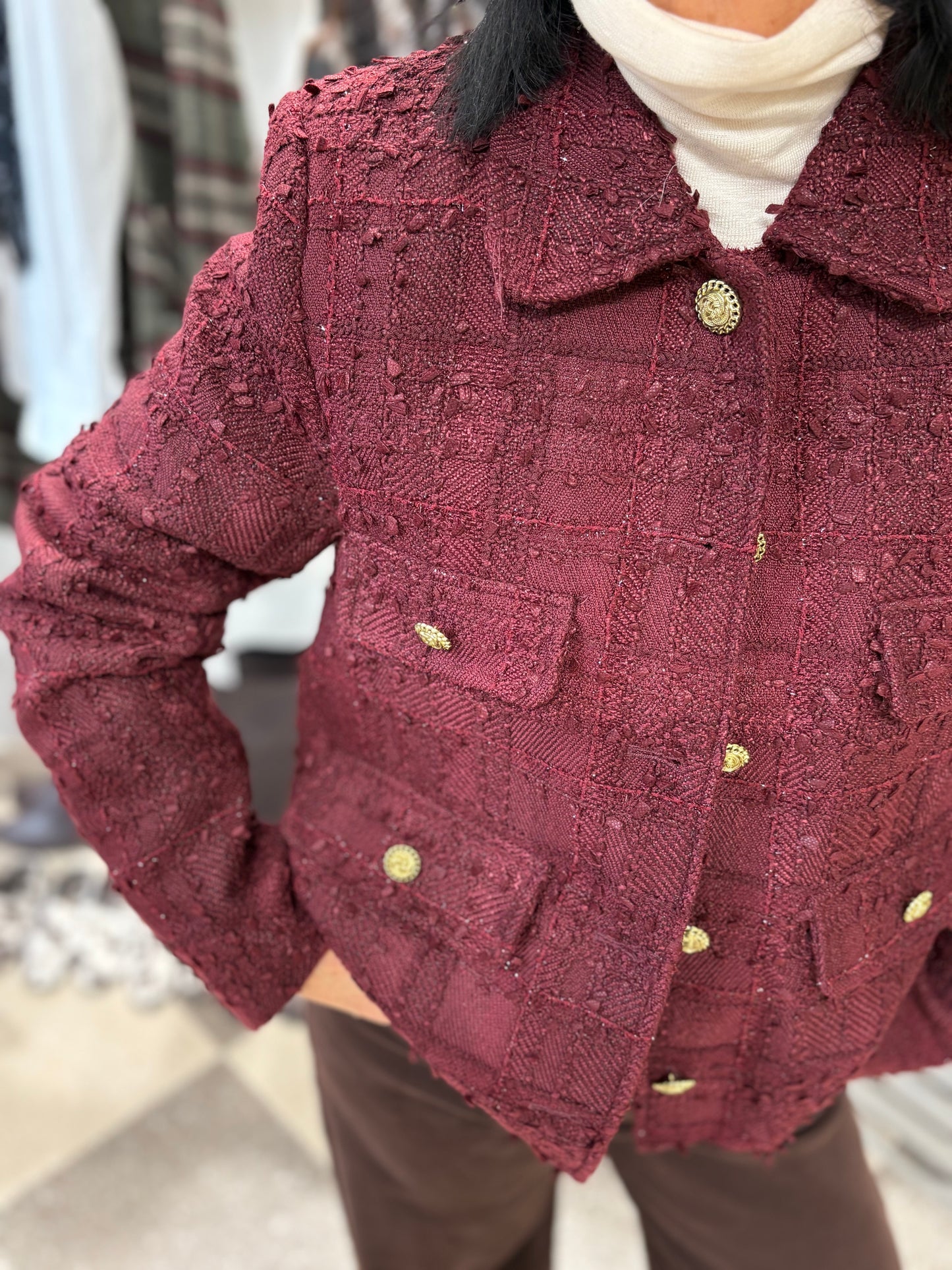 Giacca bottoni gioiello