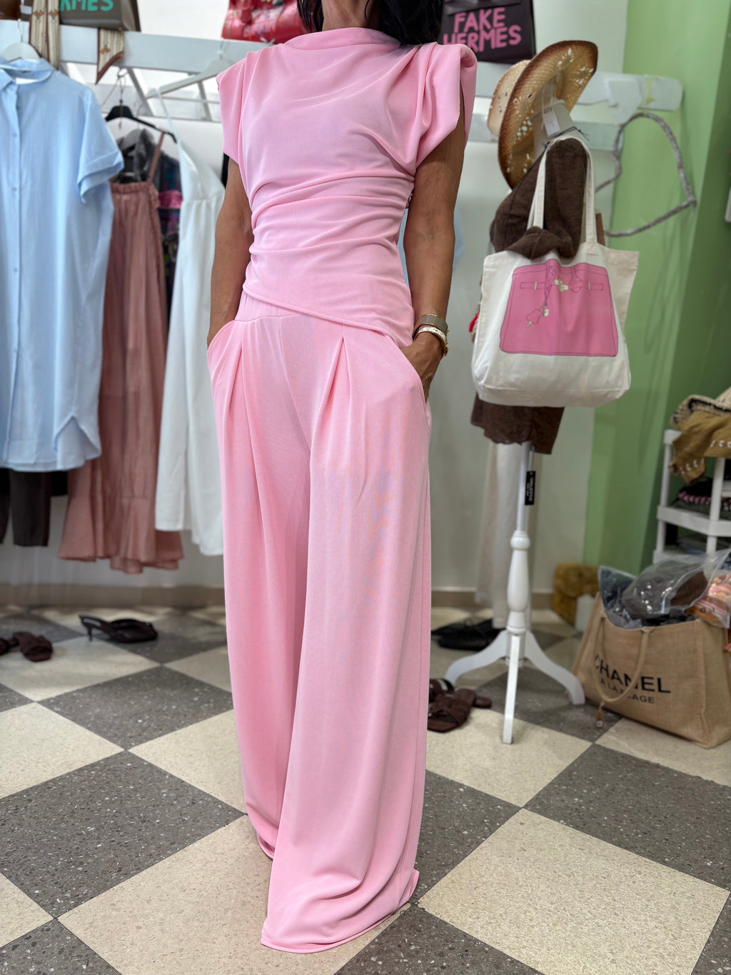 Coordinato rosa bonbon