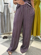 Coordinato gessato Drape