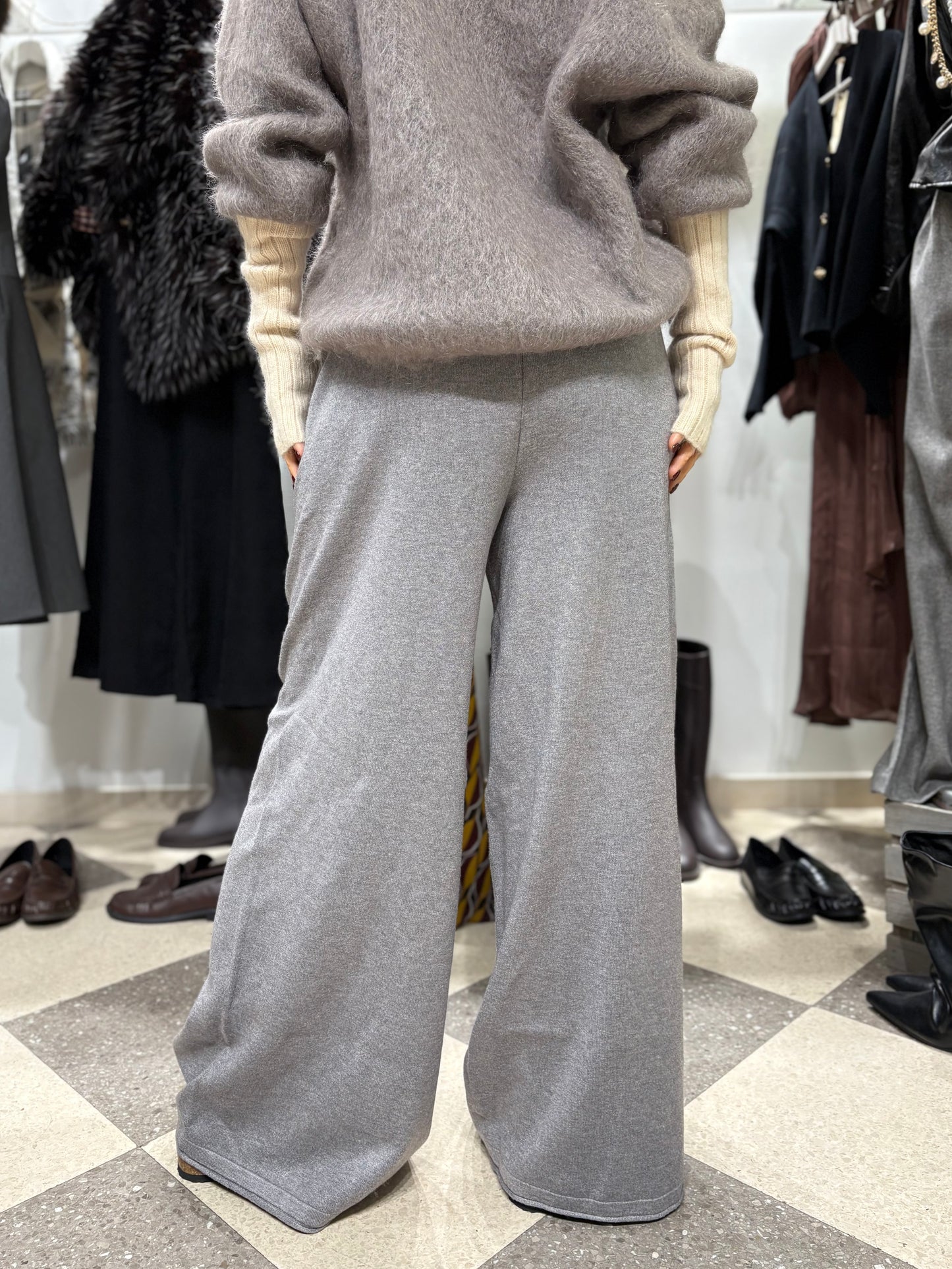 Pantalone Leisure grigio