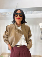 Bomber biker taupe