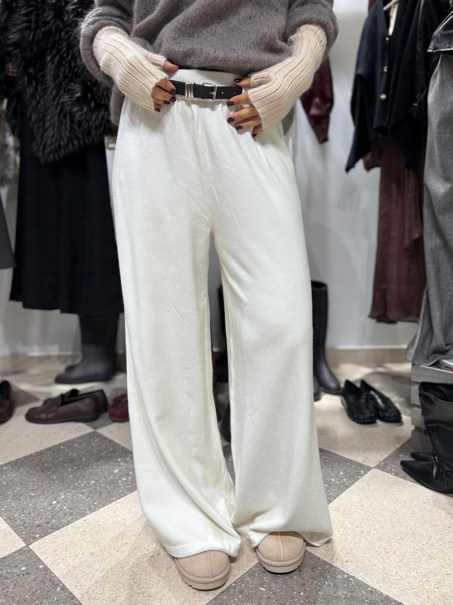 Pantalone Leisure panna