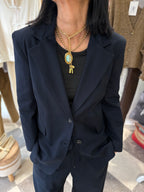 Motel | giacca in punto Milano blu navy