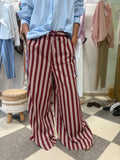 Pantalone palazzo multirighe