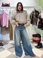 Motel | denim palazzo