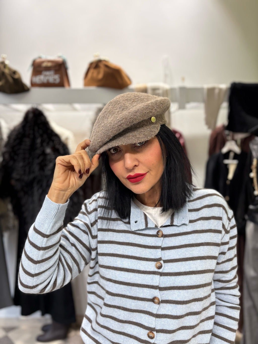 Coppola in lana e viscosa