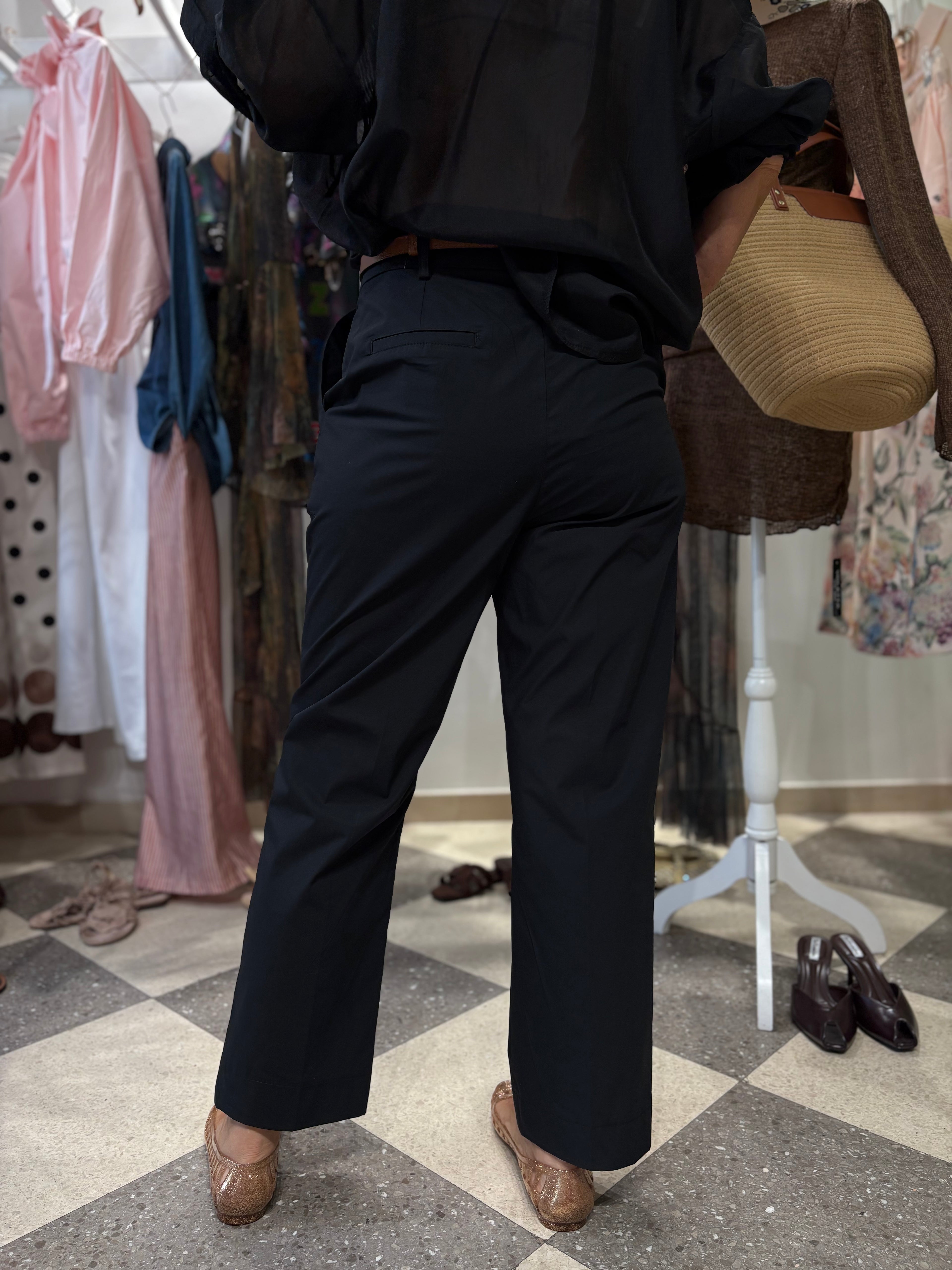 Motel pantalone sigaretta black