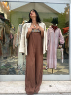 Maxi Jumpsuit cacao