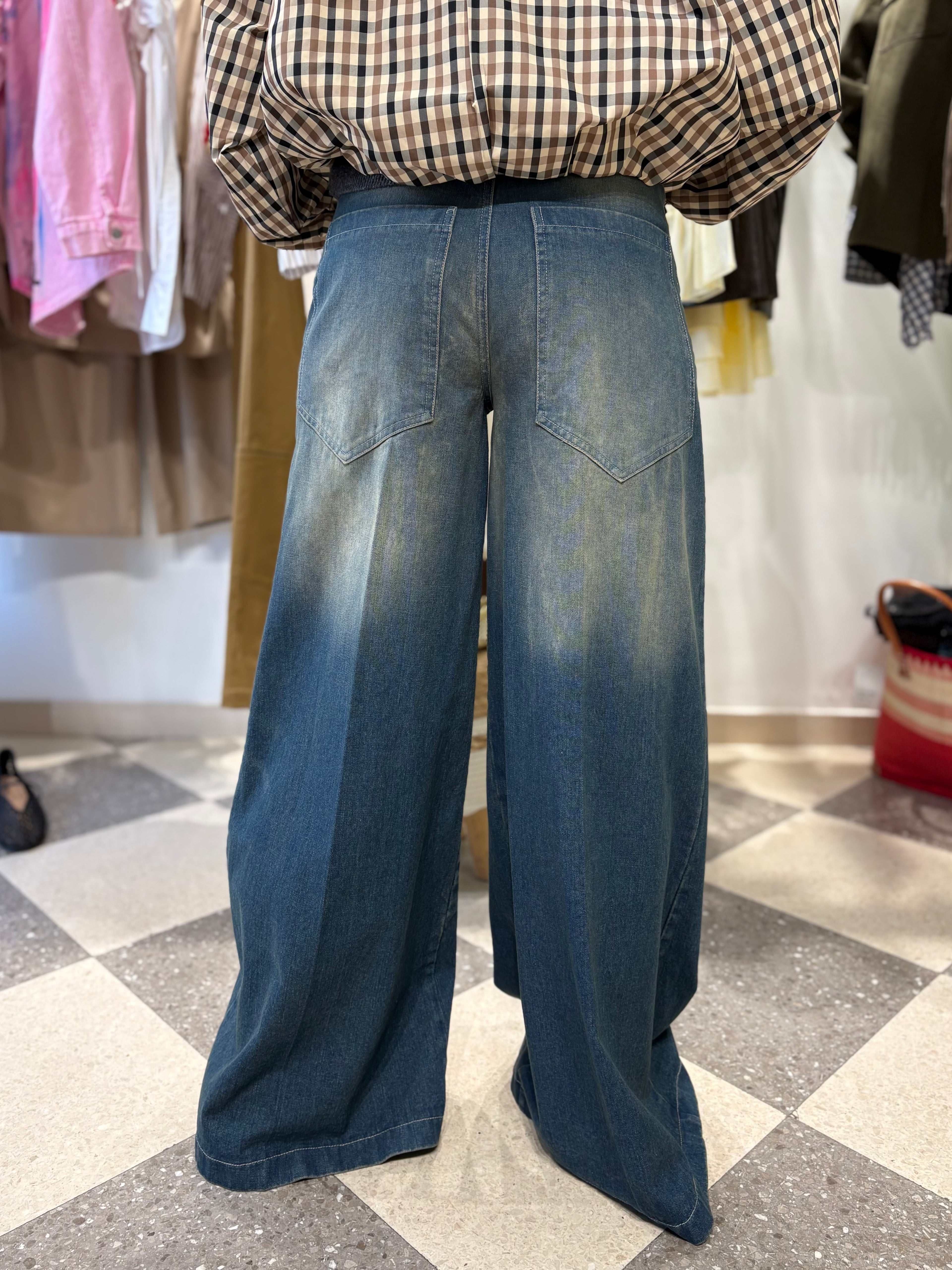 Motel | denim palazzo