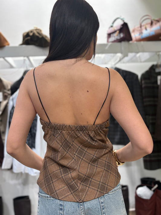 Motel top con dettaglio pizzo