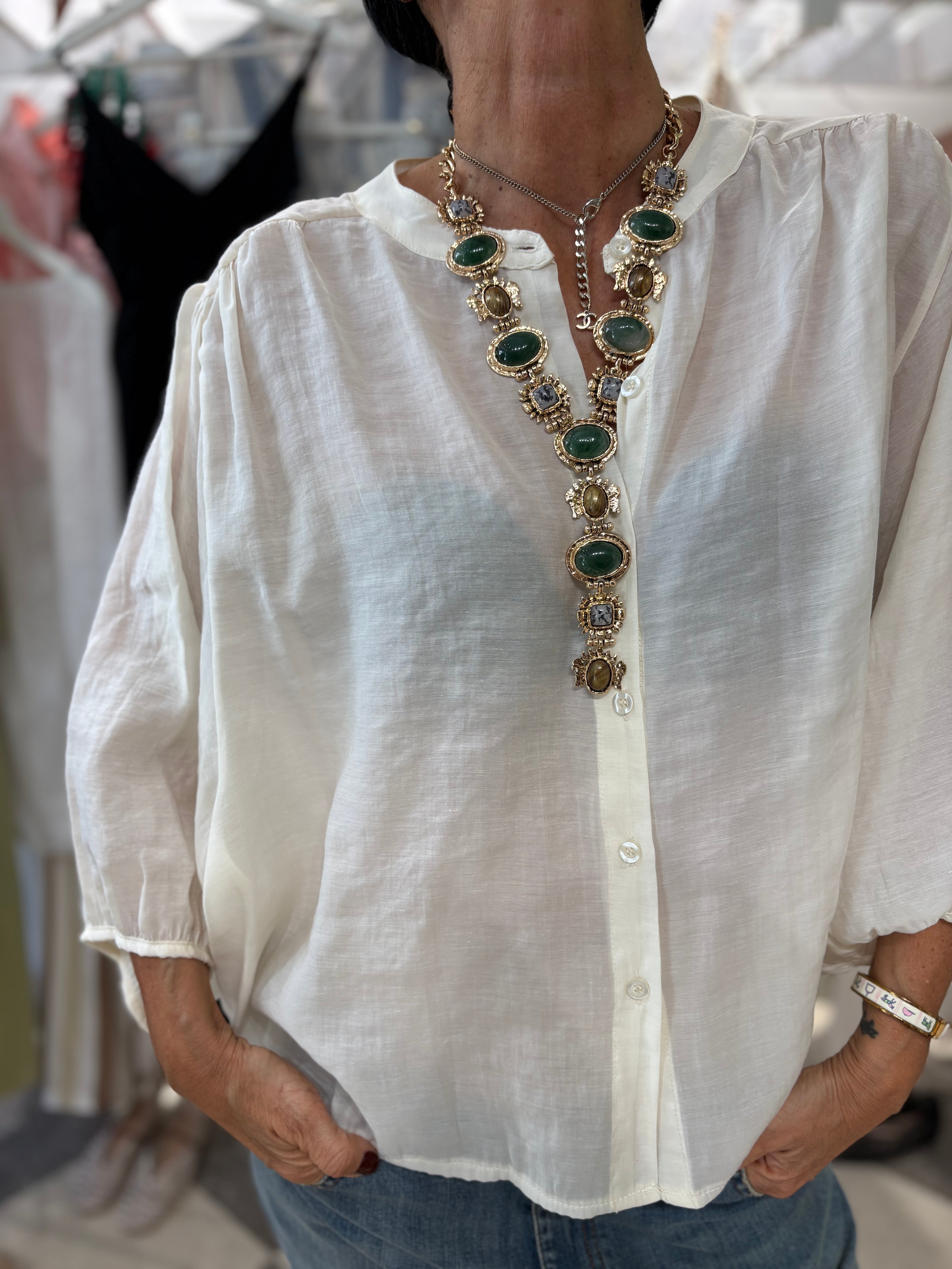 Camicia essential panna