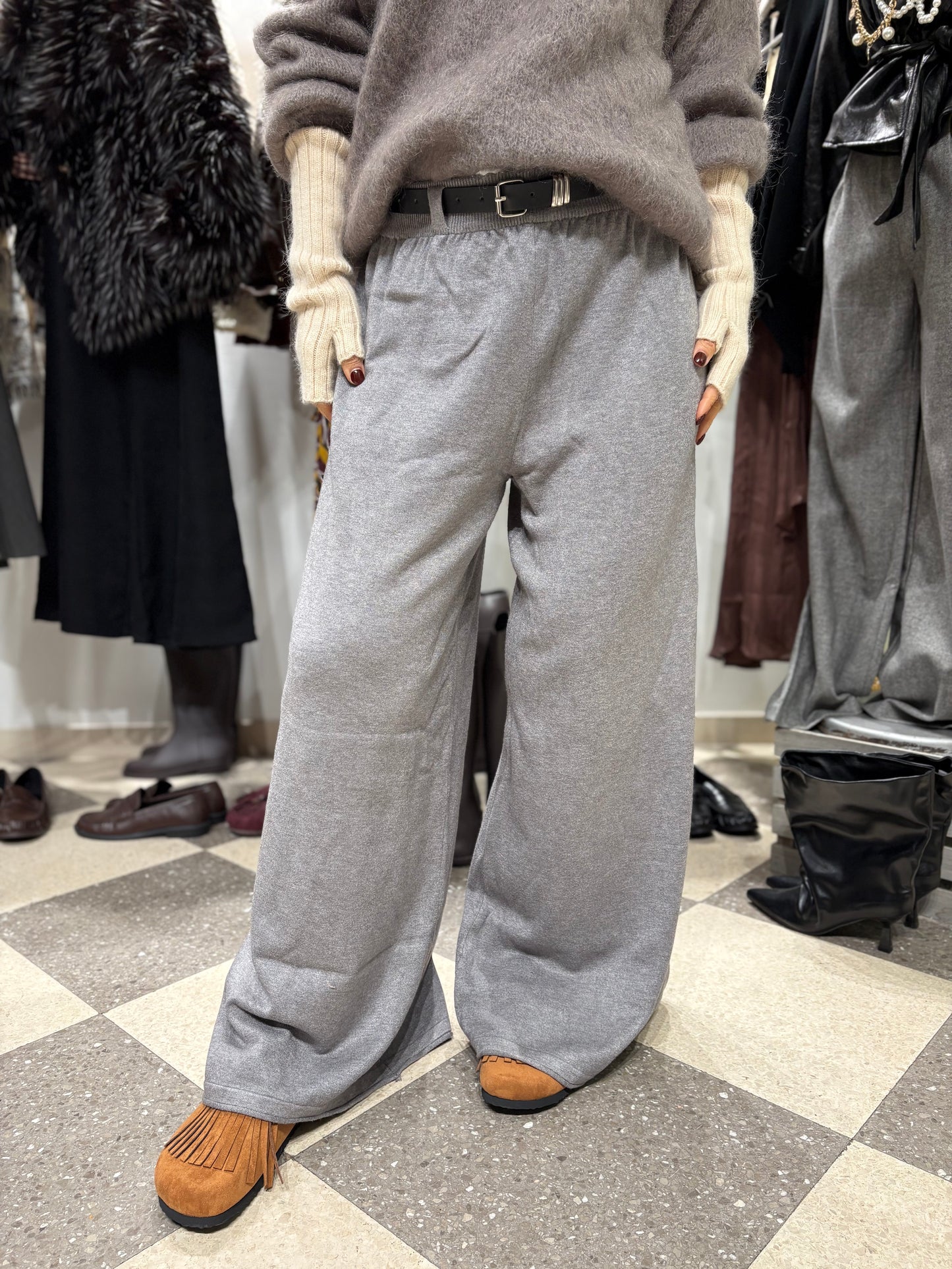 Pantalone Leisure grigio
