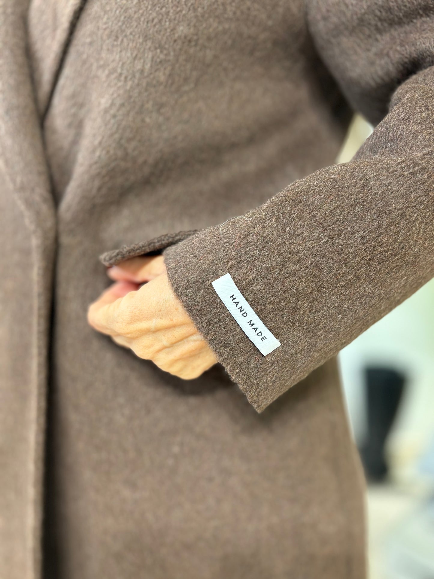 Cappotto in 100% lana