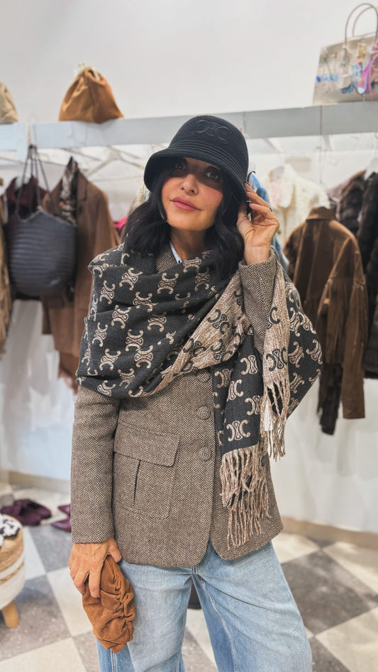 Stola in misto cashmere e viscosa