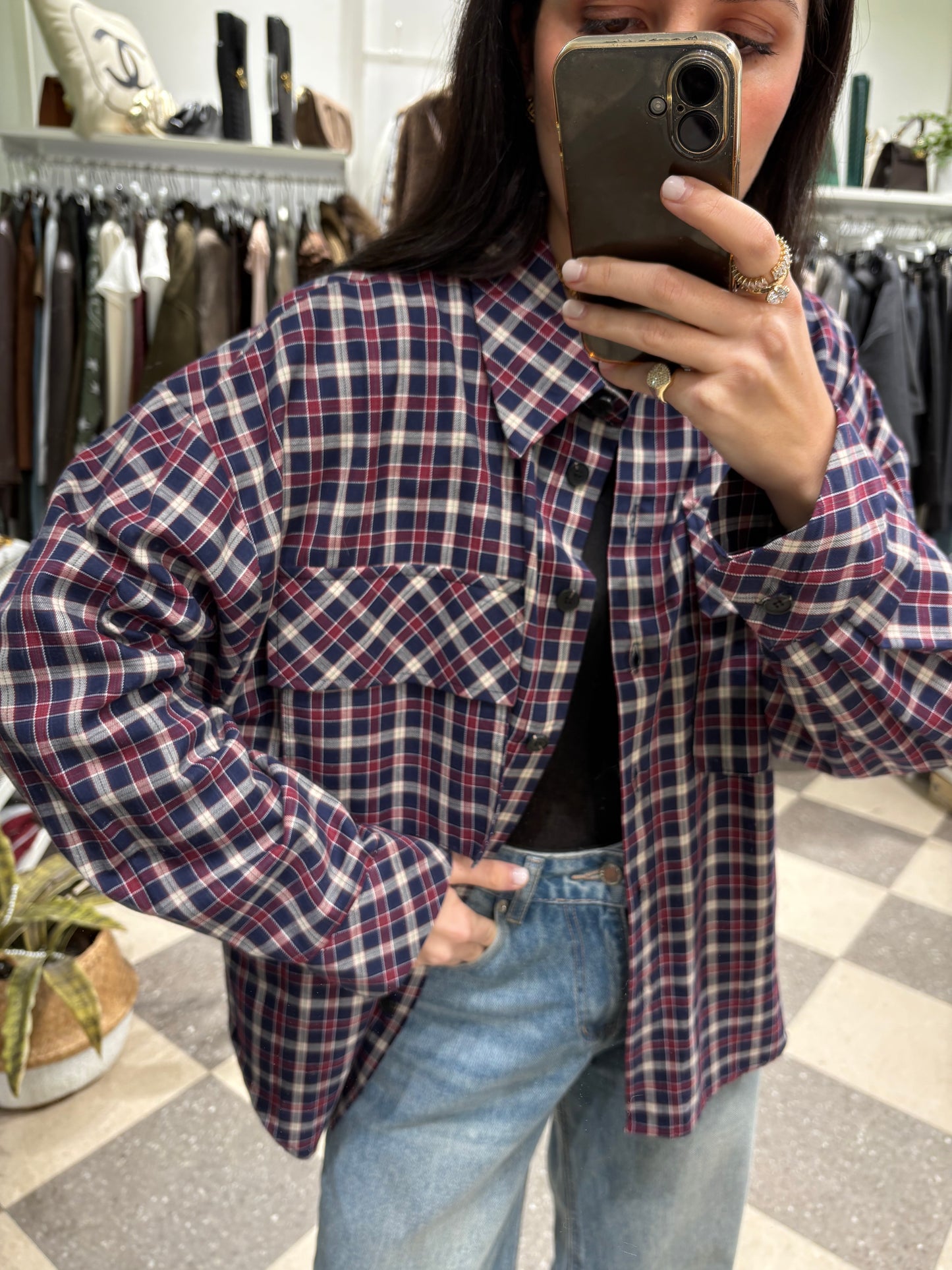 Camicia check Lumina