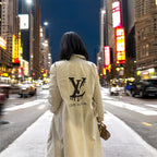 Trench custom dipinto a mano - Come noi due