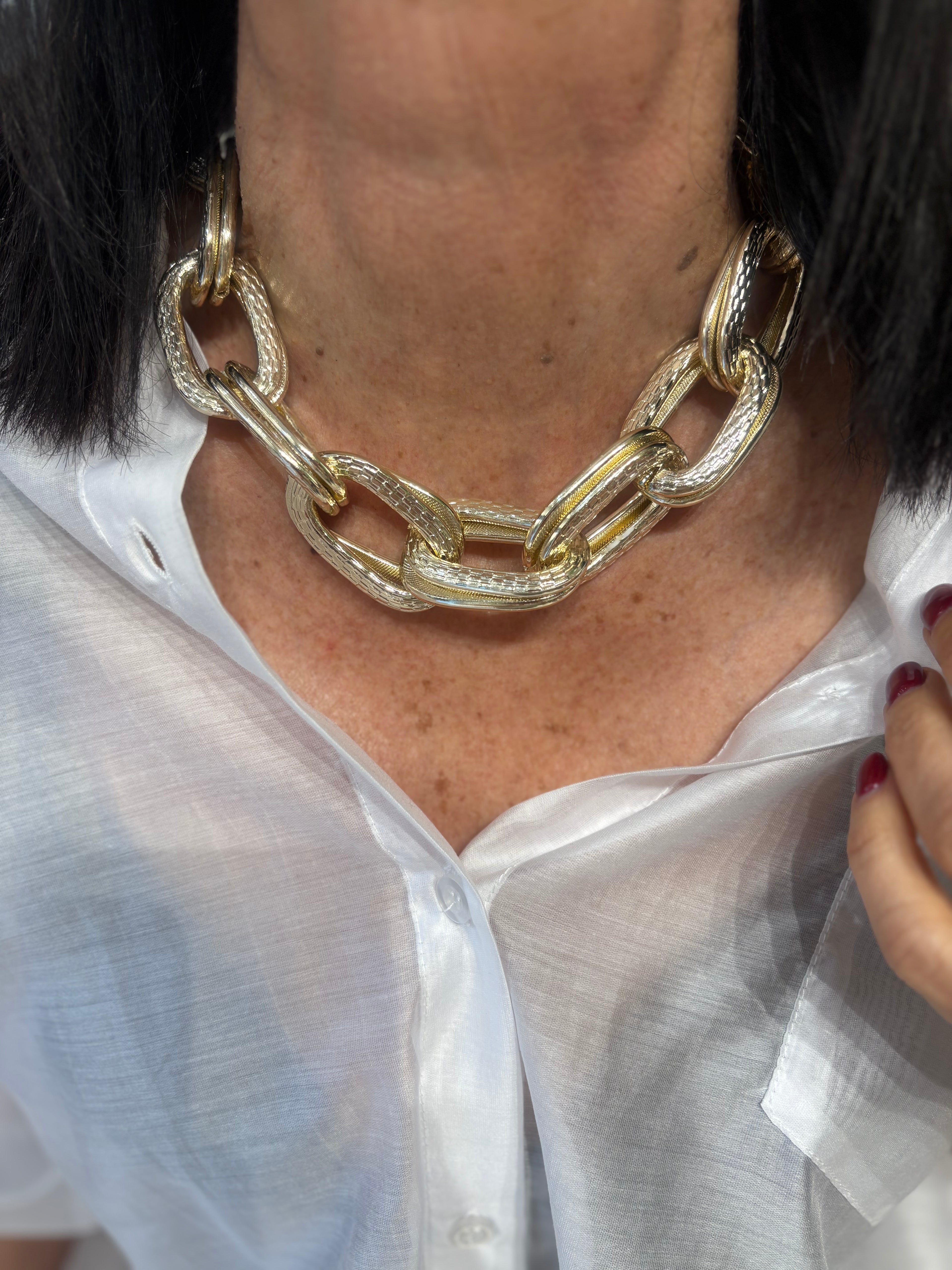 Collana Chunky gold