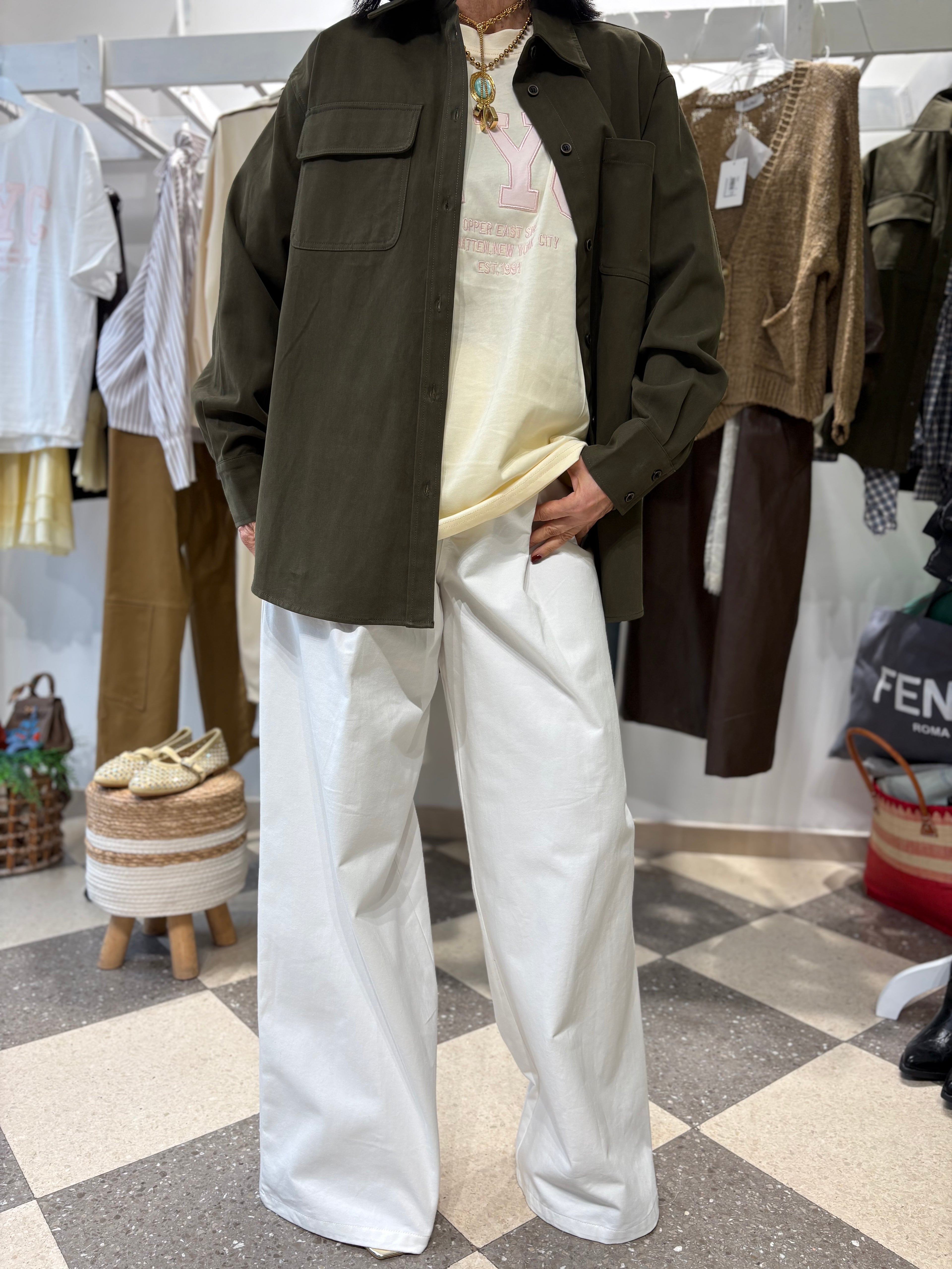 Giacca militare fit over