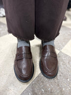 Mocassino eco pelle liscia