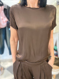 Blusa in viscosa - variante moro
