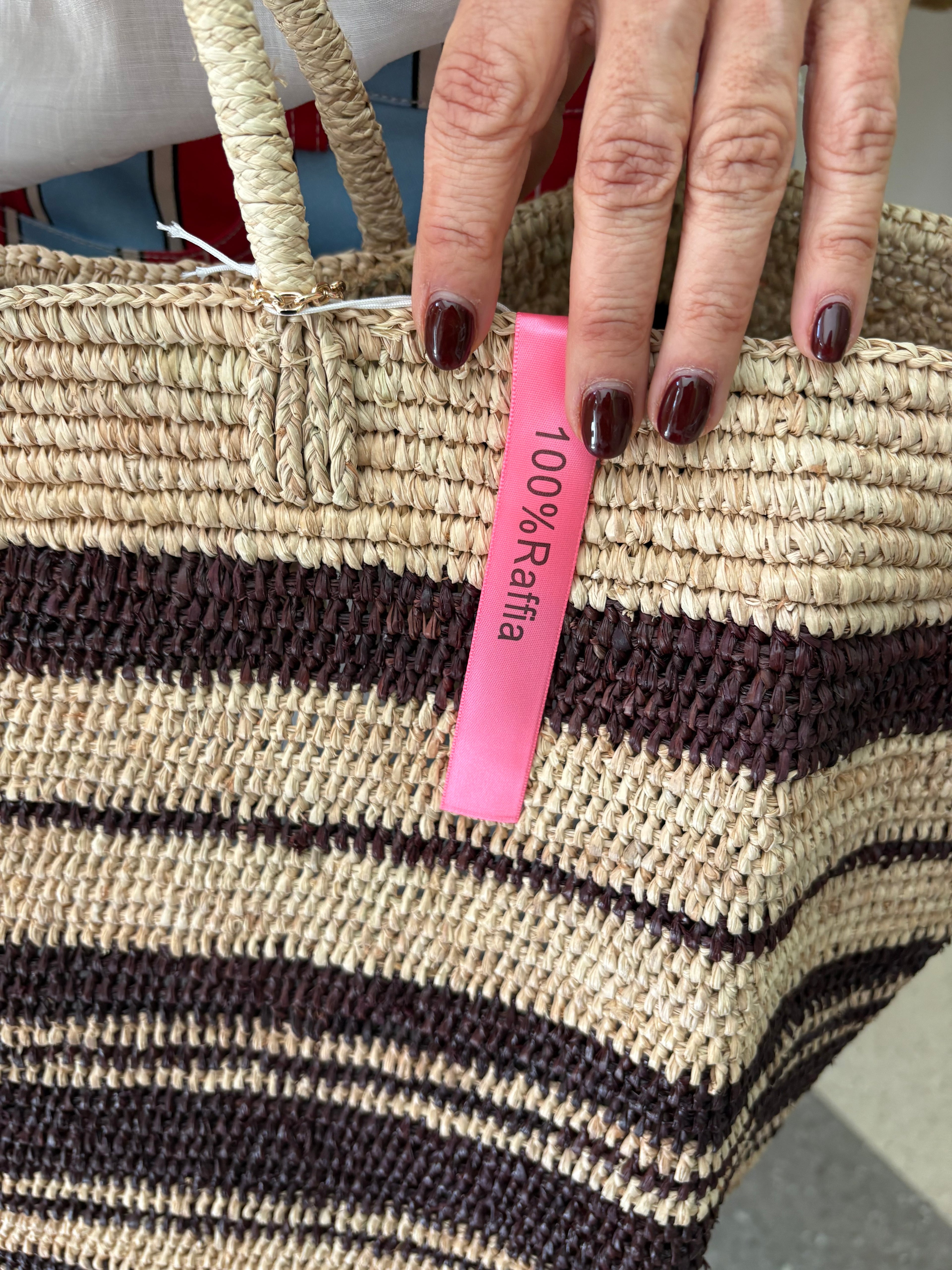 Borsa mare Rafia Riviera